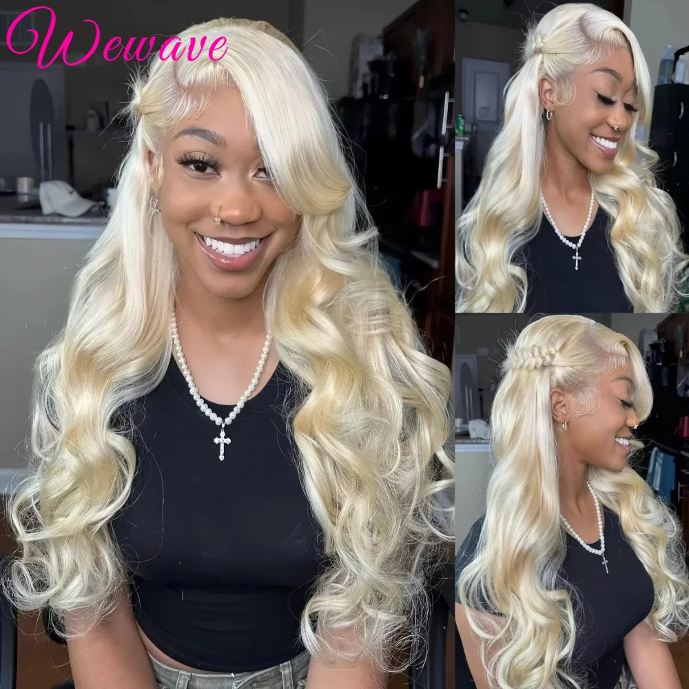 613 Hd Lace Frontal Wig 13x6 Body Wave Human Hair Wigs 30 Inch Lace Front Human Hair Wig Pre Plucked Colored Honey Blonde Wig