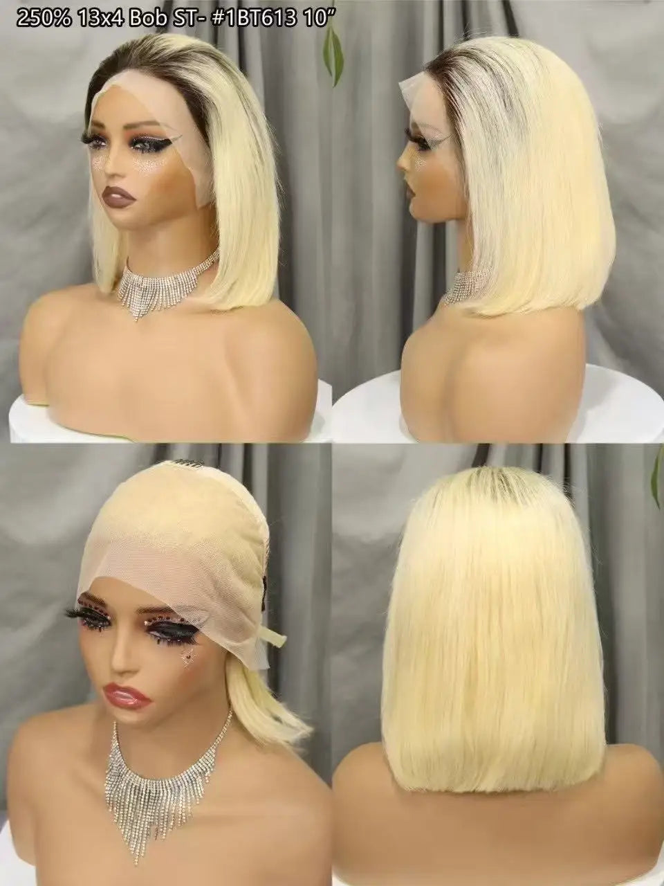 Pink Bob Wig Human Hair Wigs 250% 13x4 Transparent Lace Front Double Drawn Bone Straight Colored Bob Wigs for Black Women