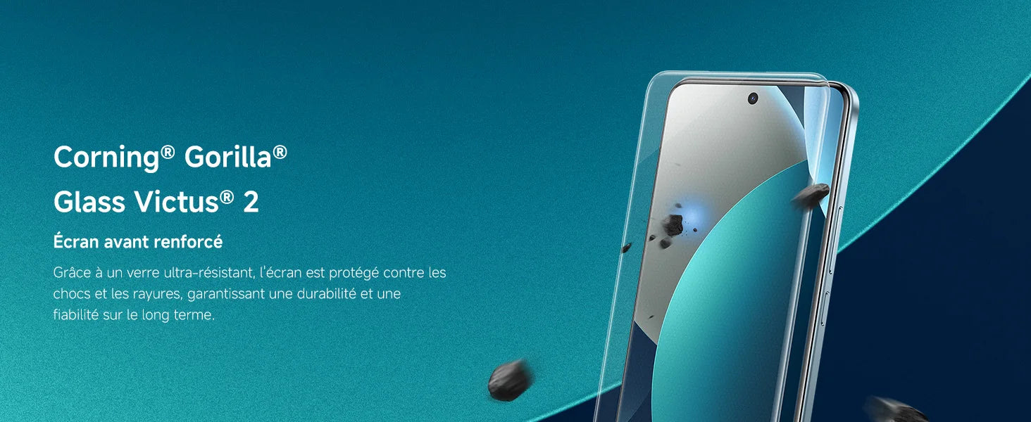 Xiaomi France|REDMI Note 15 Pro, Massive 6,500 mAh battery, Corning®Gorilla®Victus Glass®2, IP65 water and dust resistance