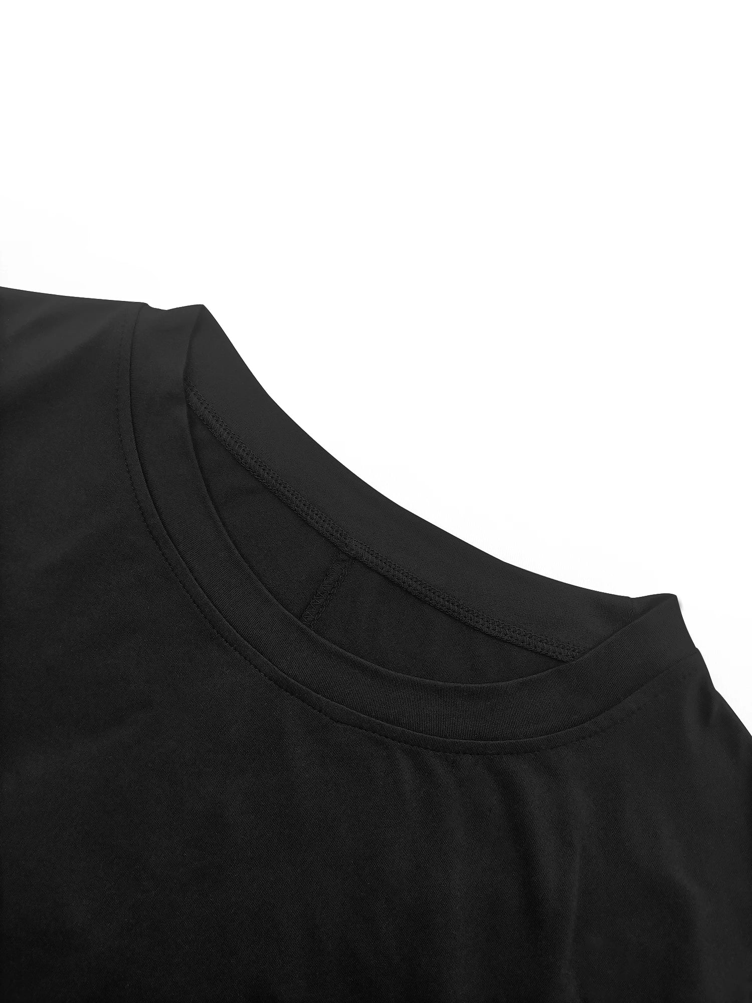 New Crew Neck T-shirt Dress Women, Loose Casual Rolled Short Sleeve Slimming A-line Skirt, Pocketed Vacation Style Mini Dress