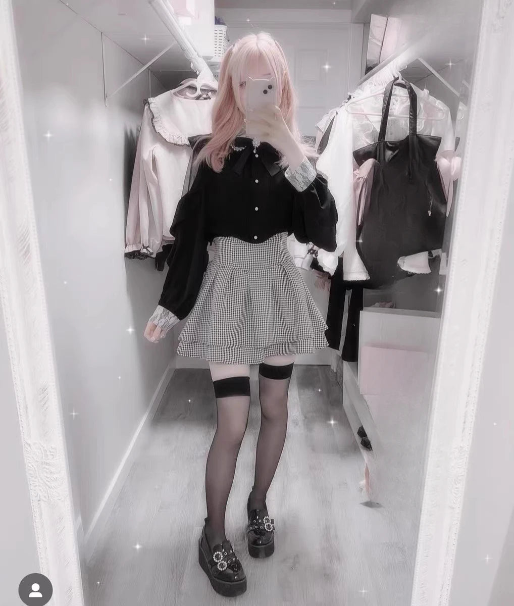 2026 Y2k Aesthetic Sweet Mini Cake Skirts Womens Fairy Pleated High Waist Faldas Gothic JK Zipper Streetwear Grunge Faldas Skirt