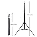Anti-Shake Portable Extendable Tripod - 1/4 Screw Universal Stand for DSLR Camera Smartphone Vlogging