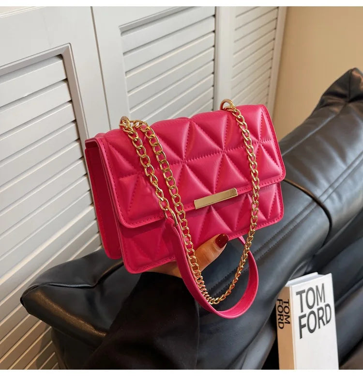 Fashionable Retro Women's Crossbody Bags, Simple and Versatile Casual Shoulder Bag, Suitable for Commuting and Banquets