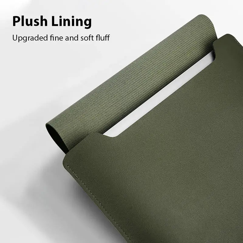 Business Travel Briefcase 11-16 Inch Laptop Sleeve Case PU Cover Notebook Protective Pouch Laptop Case Cover Non-Magnetic
