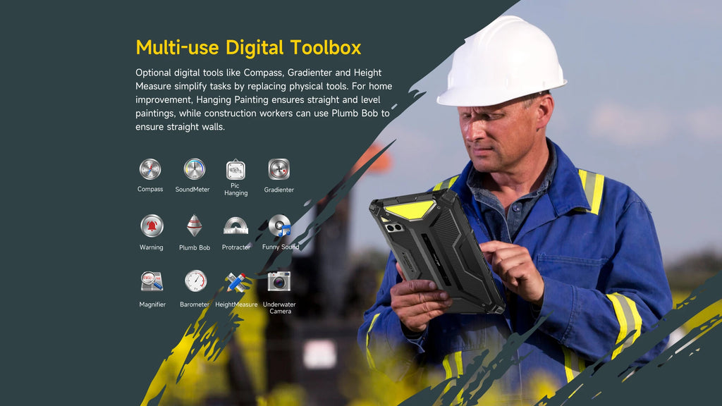 Ulefone Armor Pad 4 Ultra (T ) 16GB(8+8) 256GB 5G Rugged Tablet 11800mAh 10.36 Inch Android 14 50MP LED Light Tablets PC Global