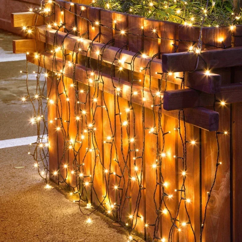 LED Christmas Fairy Lights 24V 50M/30M Waterproof String for Outdoor Garden Home Holiday Party Decoration