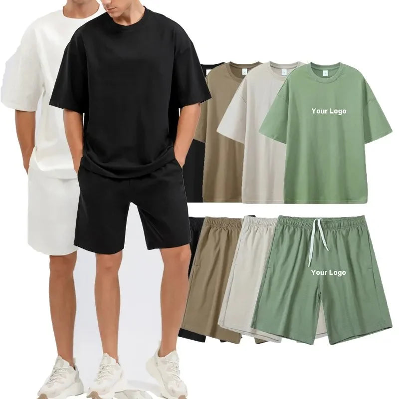 Custom Logo Polyester Fleece Winter Casual Workout Sportswear for Plus Size Men 2-Piece Breathable Tracksuit Set US Size