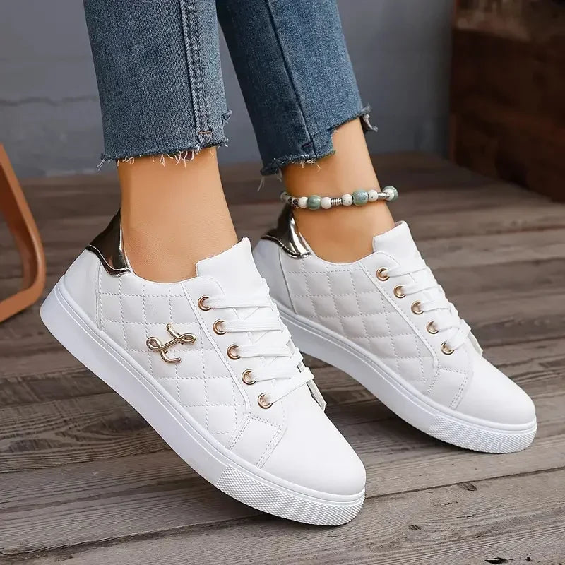 Women Sneakers 2026 Summer Fashion Breathable Shoes Woman Soft Sole Walking Sneakers Casual Women Sneaker White Sneakers Women