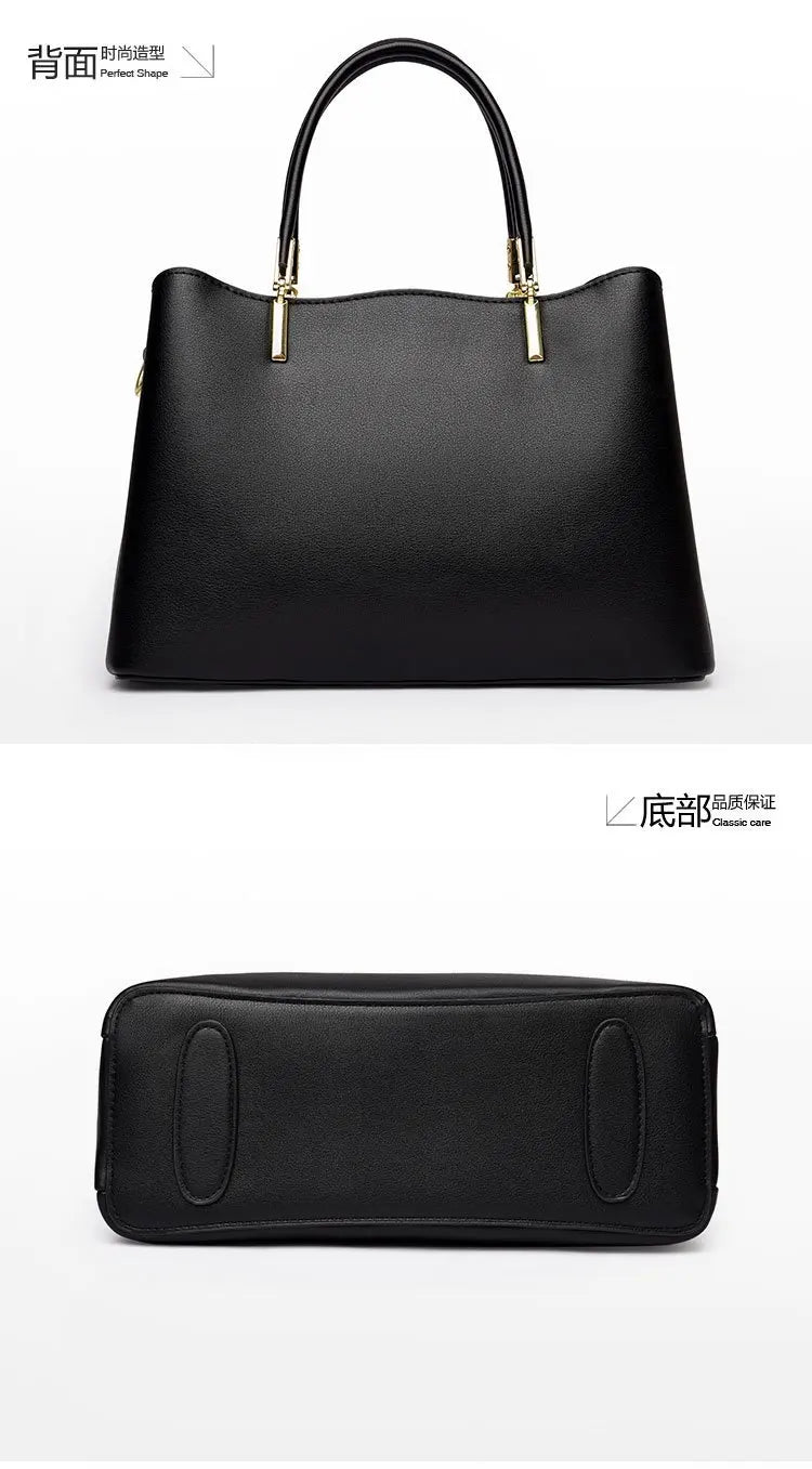Unique Solid Color Retro Diaper Bag Luxury Crossbody Handbag For Women Chic Leather Shoulder Tote Purse