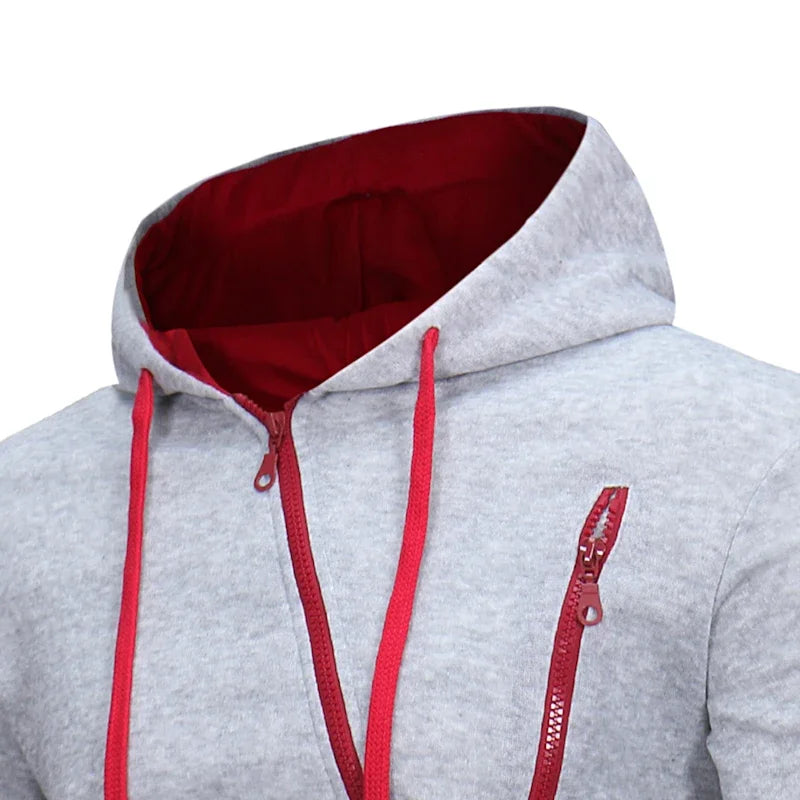 2024 Male Hoodie+Pants 2Pcs Jogging Sports Suit Casual Tracksuit Men Hooded Sweatshirt Outfit Spring Autumn Mens Sets Sportswear