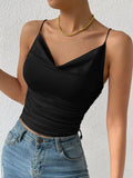Fairyshely 2026 Sexy Female Solid Strap Top Women Off Shoulder Short Vest Summer Lady V Neck Sleeveless Club Crop Tops