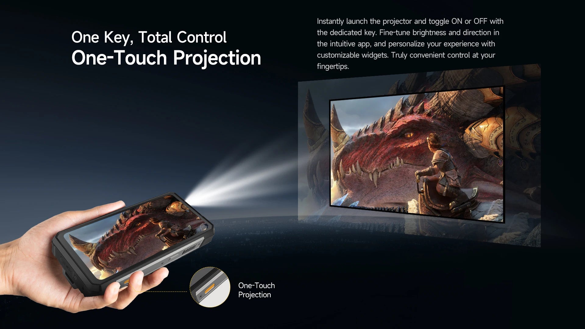 【2025 New】Ulefone Armor 34 Pro 5G AI Rugged Phone Smartphone Android 15 32GB+512GB 25500mAh Night Camera Built-in Projector