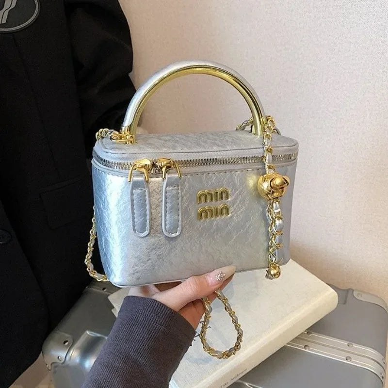 Solid Color Satchel Diaper Bag Women Simple Fashion Handbag Leather Shoulder Crossbody Purse Tote Messenger Shopper Designer