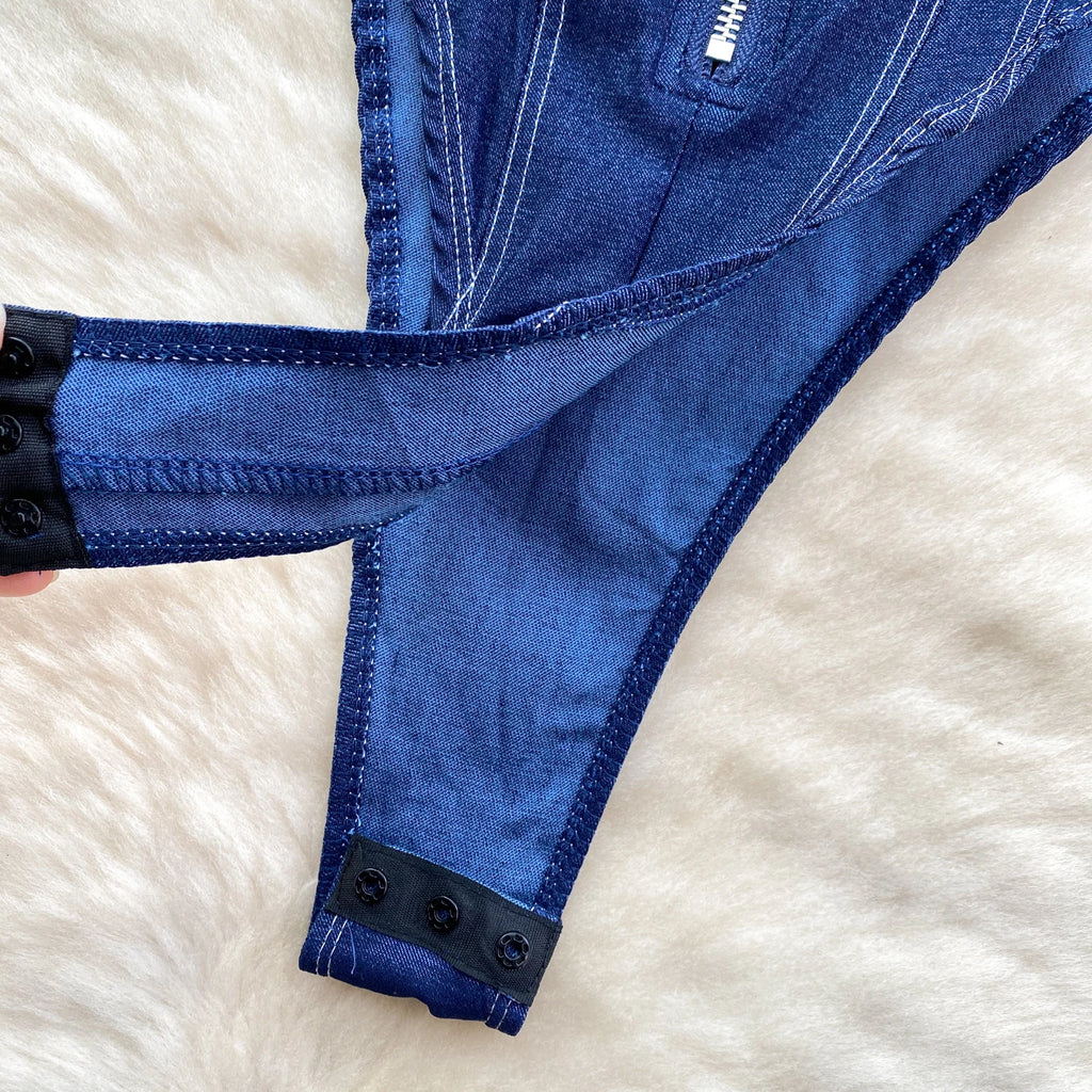 SINGREINY American Vintage Denim Bodysuits Spaghetti Strap Skinny Women Playsuits Fashion Streetwear Slim Sexy Zipper Rompers