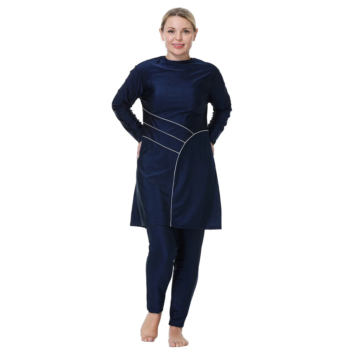 Burkini Muslim Swimwear for Women, Modest Swimsuit, Islamic Clothing Sets, Long Hijab, Full Cover, Islamic Abaya