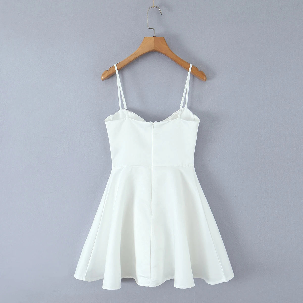2025 Sexy White Wire Bra Corset Style Satin Sling Dress Women Slim Fit Low Waist Short Ball Gown Swing Dresses Femme Robe Red
