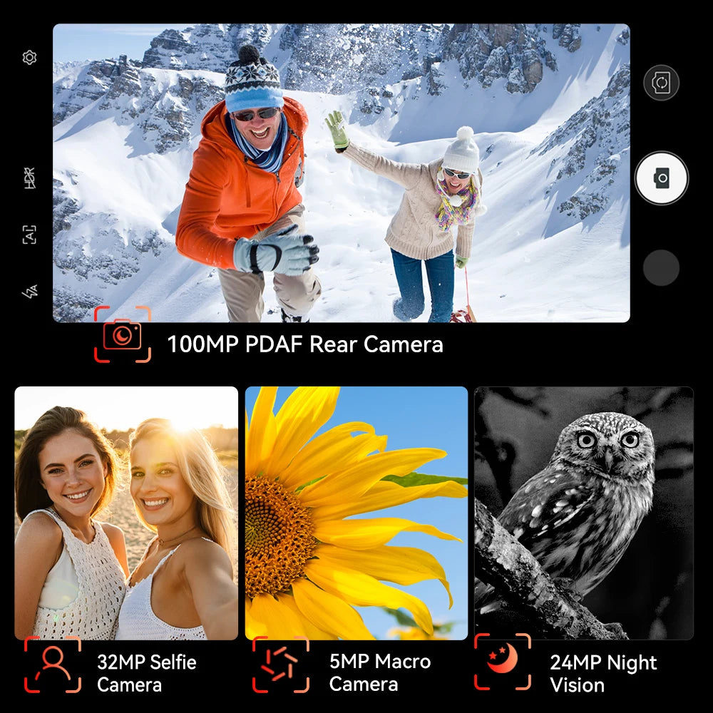 Cubot KingKong 9 Rugged Smartphone Helio G99 4G 6.58-inch 120Hz Screen 12GB+256GB 100MP 10600mAh Battery NFC Android 13