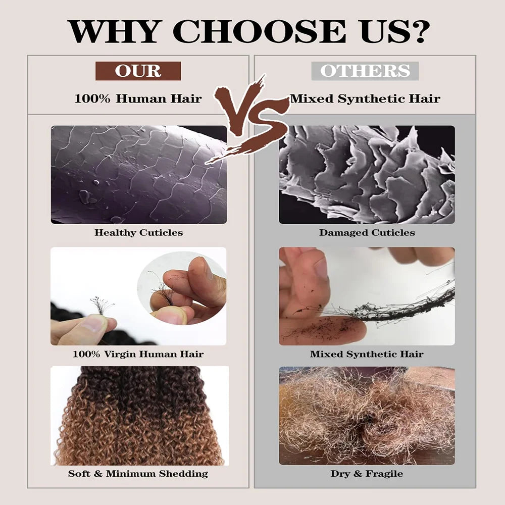 12A Kinky Curly human Hair Bundles 100% Human Hair Extensions Burmese Curly Hair 1/3/4 Bundles Brazilian Virgin Remy Hair