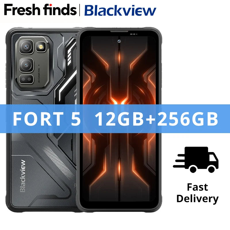 【World premiere】Blackview Fort 5 Rugged SmartPhone 6.78-inch 2.4K 120Hz Display 108Mp Camera 2W BOX Speaker IP68&IP69K Cellpho