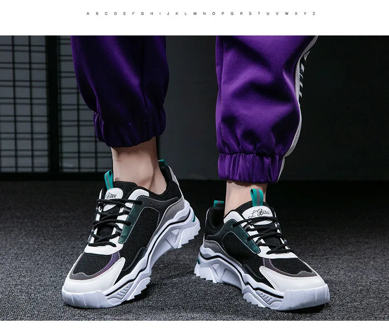 Mens Sneakers Fashion Casual Running Shoes Lover Gym Shoes Light Breathe Comfort Outdoor Air Cushion Couple Jogging Shoes