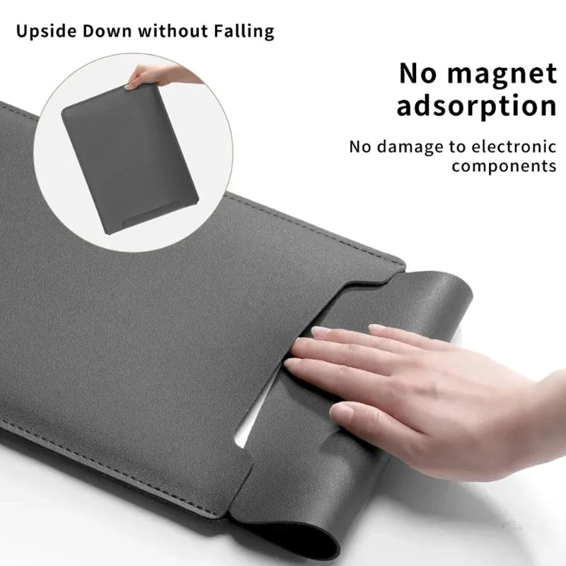 Business Travel Briefcase 11-16 Inch Laptop Sleeve Case PU Cover Notebook Protective Pouch Laptop Case Cover Non-Magnetic