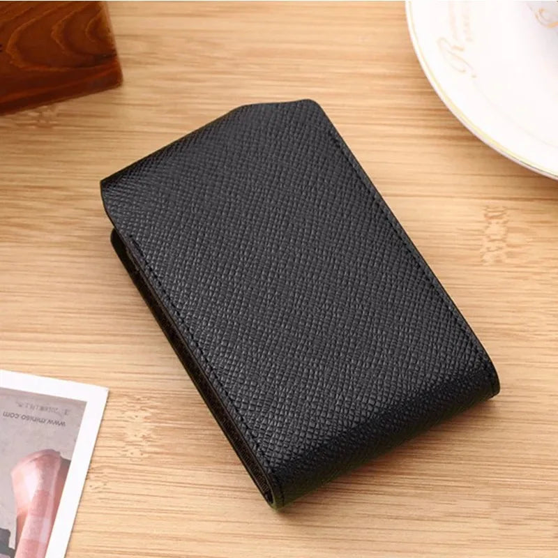 New PU Leather Men Wallet Credit Cards Bank Card Change Holder Fashion Casual Business Mini Multifunctional Buckle Purse Pocket