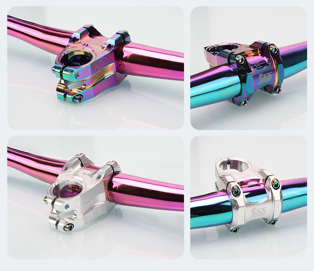 TANKE MTB Mountain Bike Stem Aluminum Alloy Ultralight High strength Short 31.8×28.6MM Bicycle CNC Stem DH/AM/XC Accessory upgra