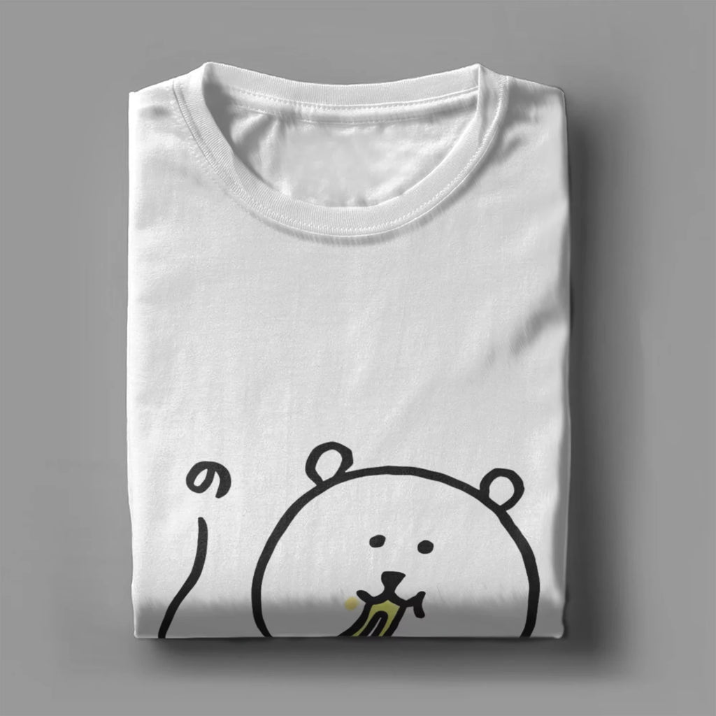 2025 Joke Bear T-Shirt Summer Cotton Leisure T-Shirts Male 100 Cotton O Neck Plus Size 5XL Top Tees Short Sleeves Awesome Tshirt