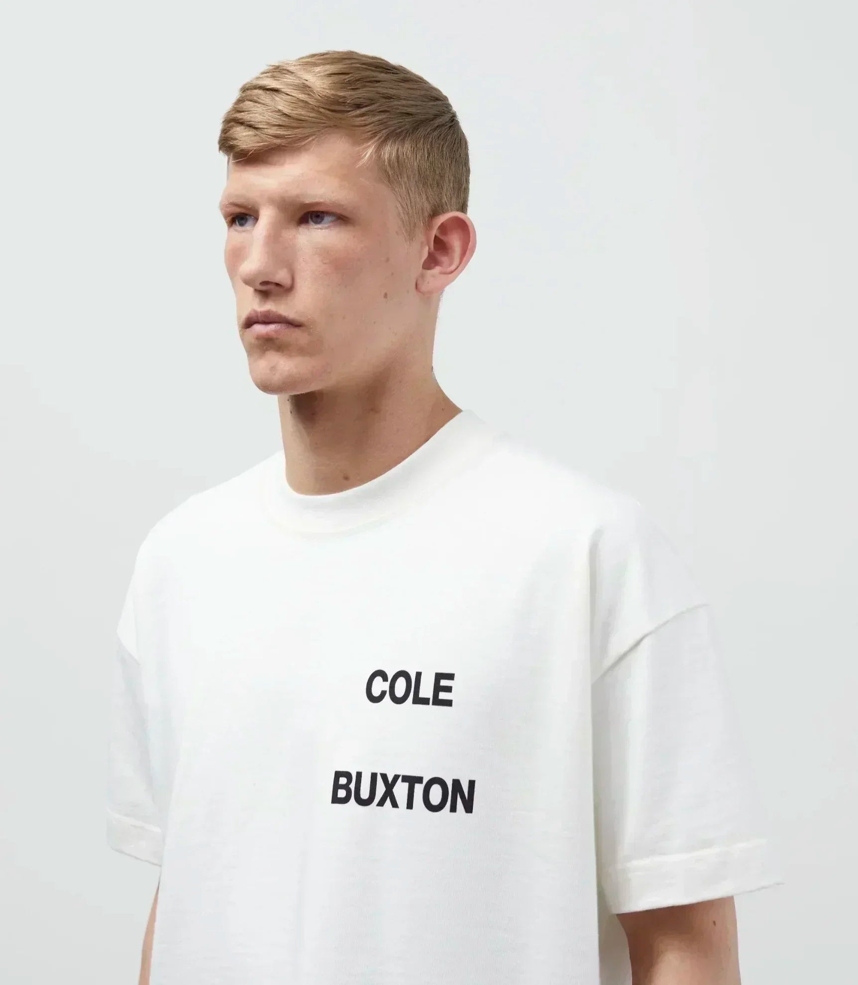 Classic Outdoor Leisure Cole Buxton Spring/Summer Men/Women Top Letter Logo Printed Short sleeved T-shirt Black White  Tees GYM