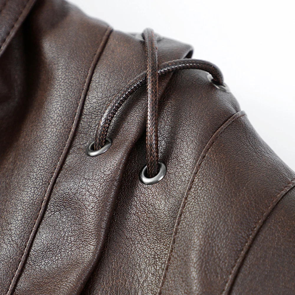 Oligai Spring Women's Casual Faux Leather Jacket Coat for 2025 Stunning PU Jacket Blouse for High Street