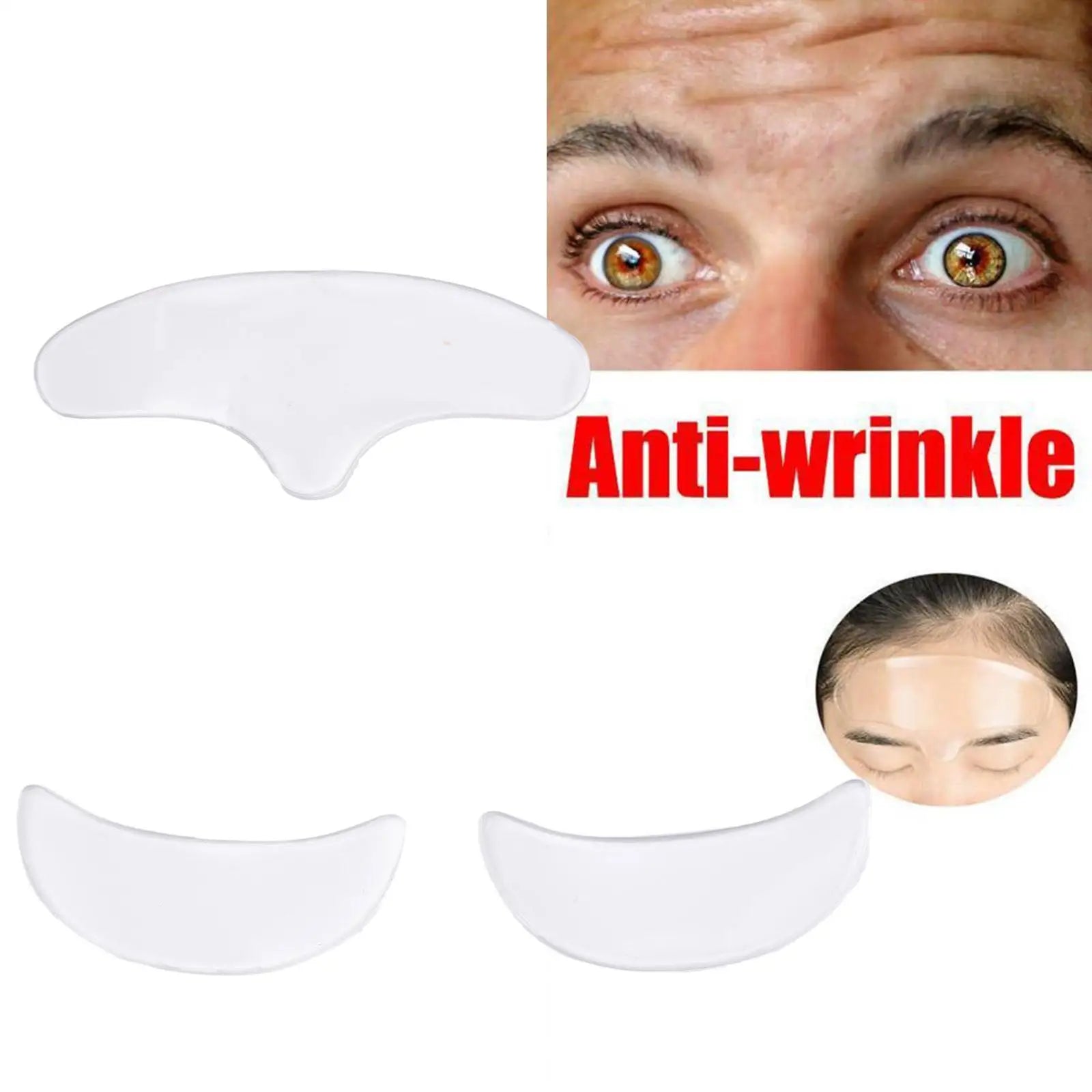 Reusable Anti Wrinkle Forehead Patch Silicone Silicone Patch Soft Comfortable Easy To Carry Facial Care Mask Skin Care Tool
