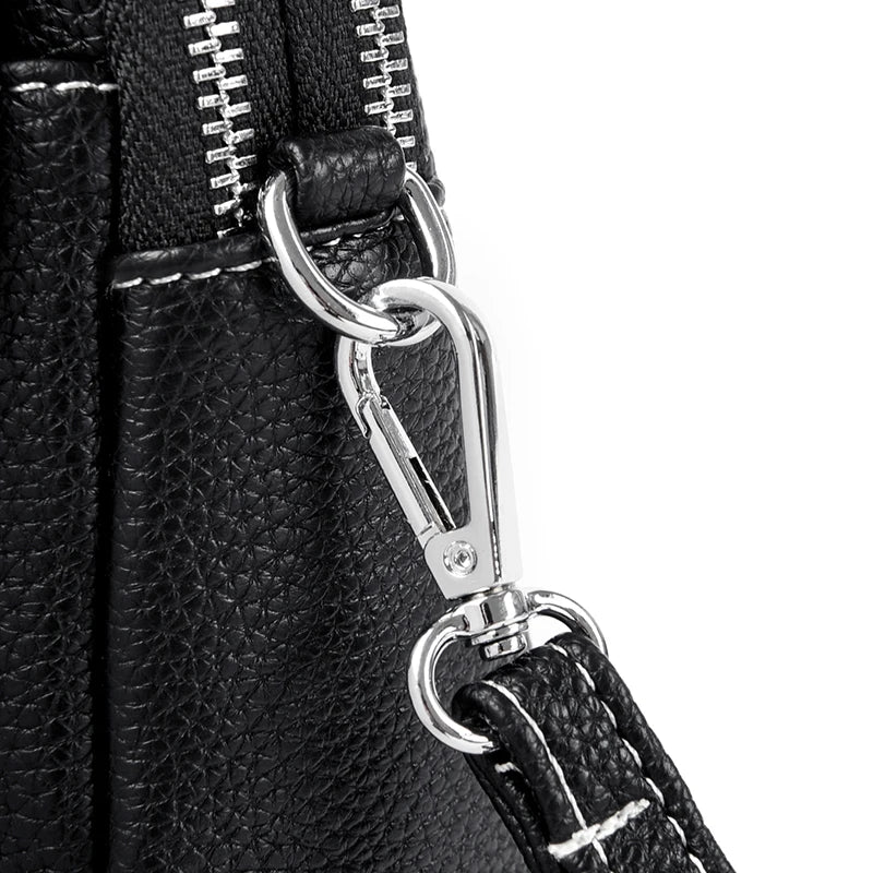 Luxury Leather Women Purse Fashion Female Handbag Brand Designer Shoulder Crossbody Bag High Quality Mobile Phone Bag Wallet
