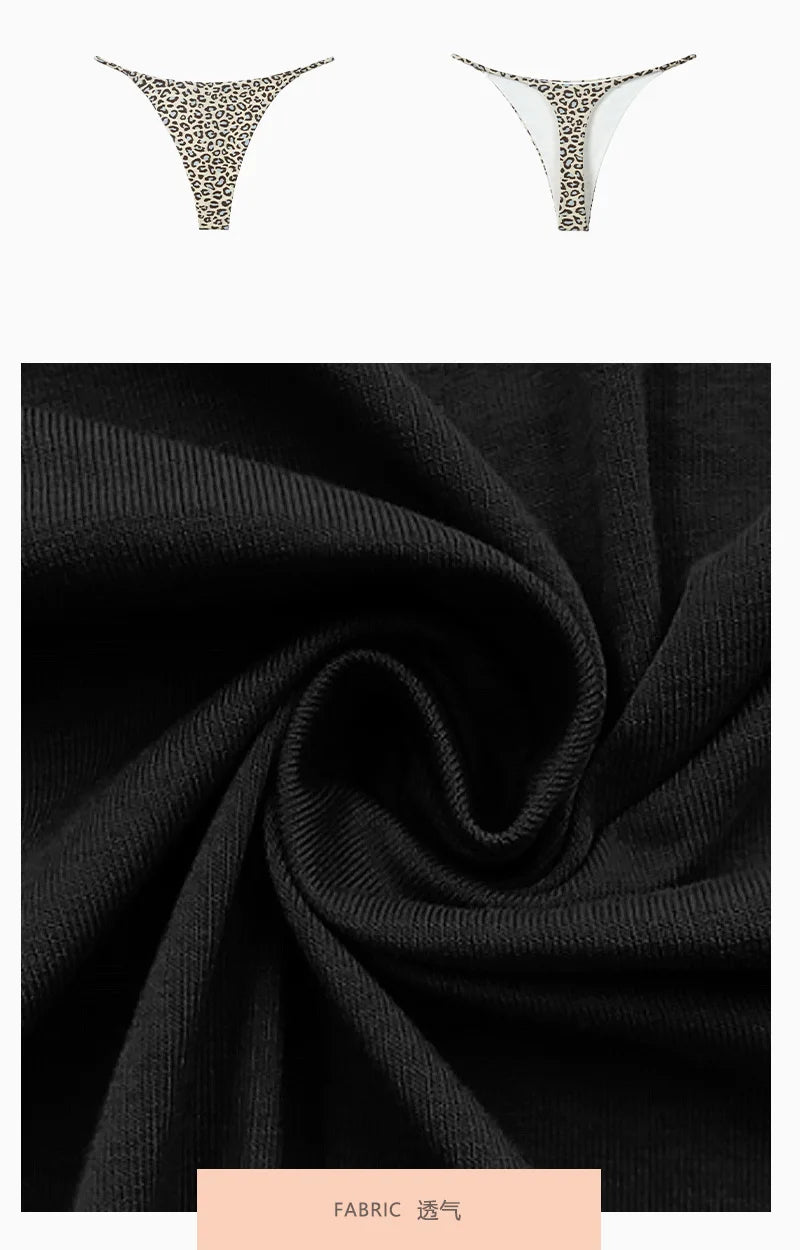 Low Waist Cotton Thong Women Panties Sexy Briefs T-back Bikini Underwear Seamless G String Sports Female Lingerie Size S-XXL