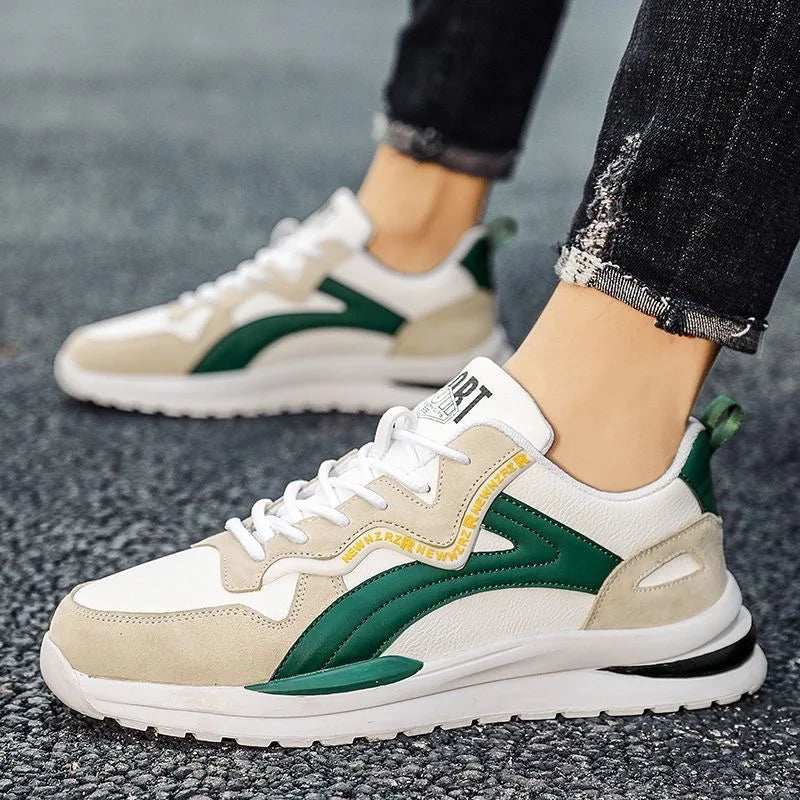 Casual Sneakers 2025 Men's Shoes New Trend Mountaineering Sports Mesh Breathable Fashion Versatile Casual Shoes Retro Dad Shoes