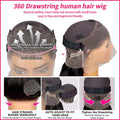 Body Wave 360 Full Lace Front Wig With Invisi Drawstring Upgrade Skinlike Real HD Lace Glueless Wig 13x4 Lace Frontal Wigs