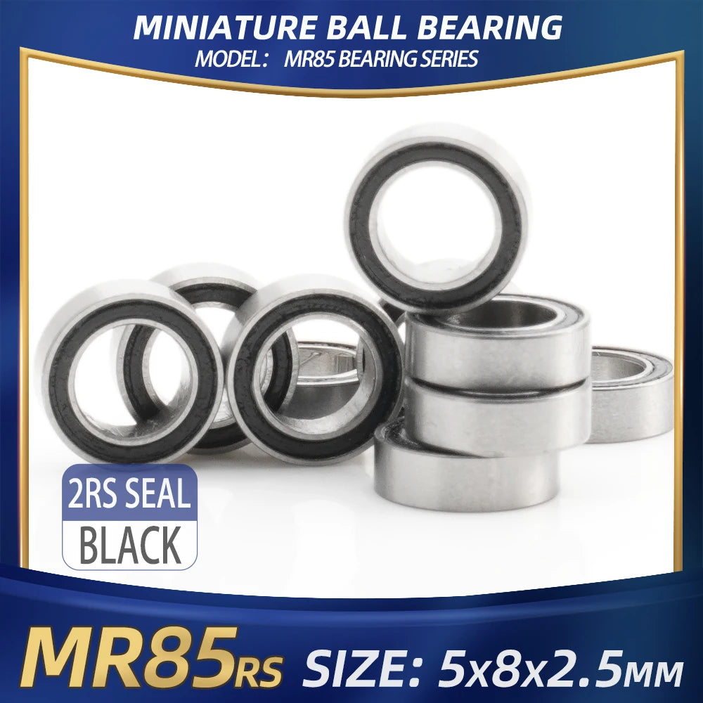 FUSHI MR85 ZZ Bearing 5x8x2.5 mm 10Pcs MR85ZZ RS 2RS MR85Open Handpiece Bearings For Video Card High Speed For Motor
