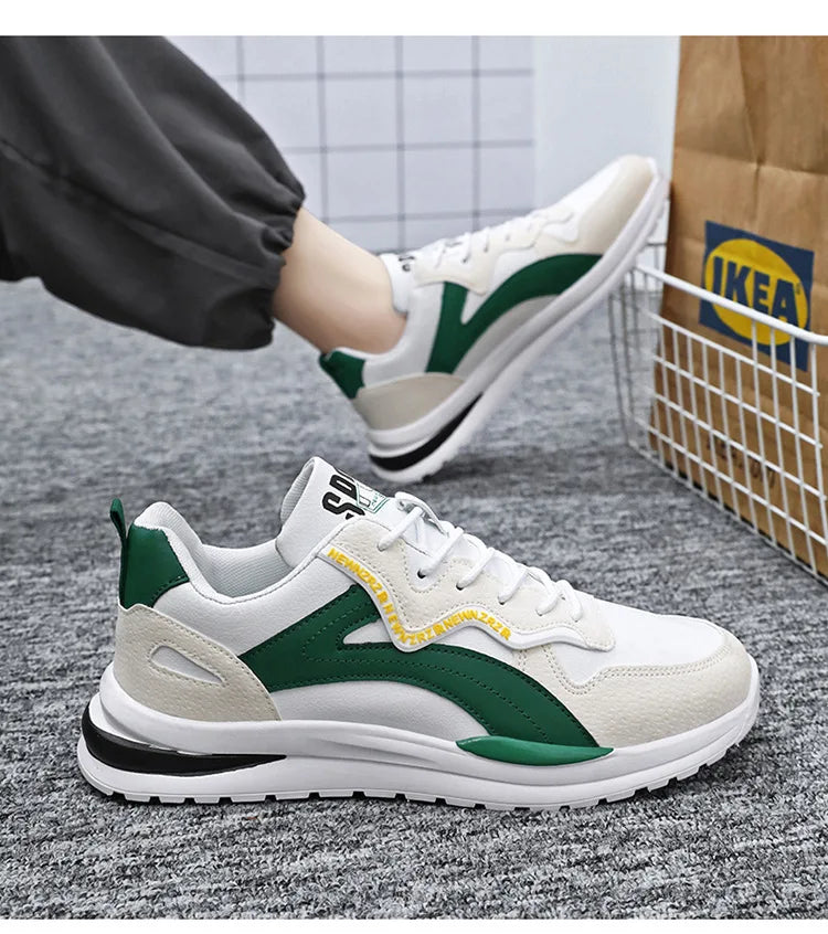 Casual Sneakers 2025 Men's Shoes New Trend Mountaineering Sports Mesh Breathable Fashion Versatile Casual Shoes Retro Dad Shoes