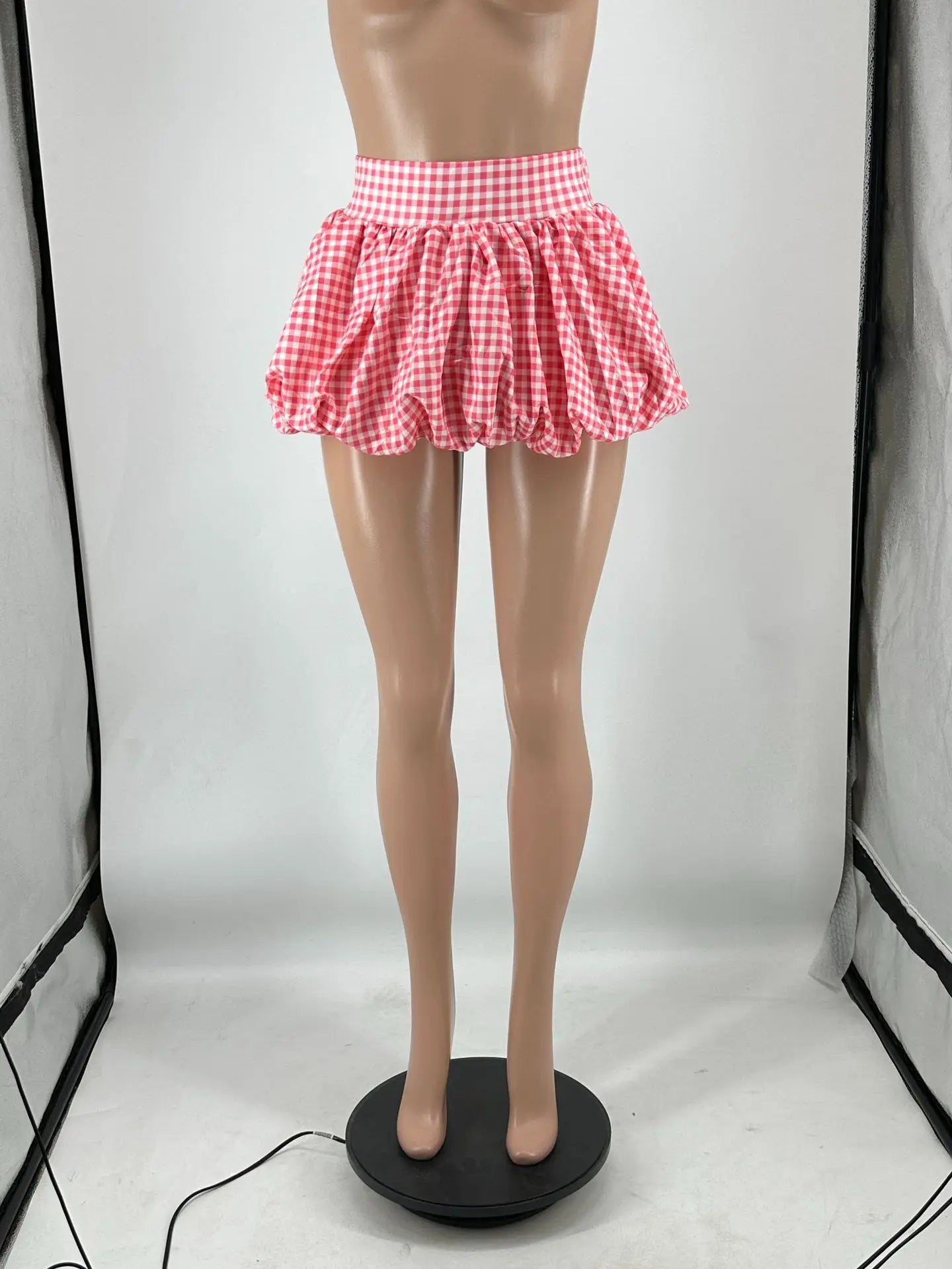 Puff Mini Skirt Cute Sexy Dress Y2K Streetwear 2024 Women Fashion Summer Clothes High Waist Pencil Short Bubble Pleated Skirts
