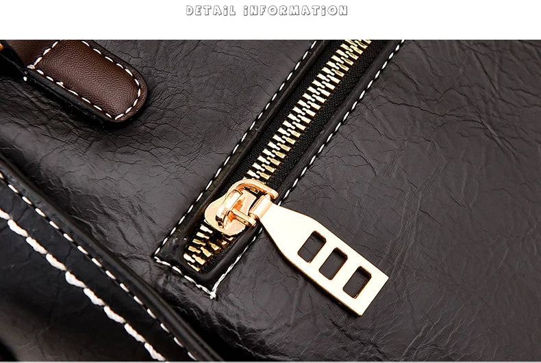 Women's Handbag Simple Casual Fashionable Retro Single Shoulder Crossbody Bag Versatile Large Capacity Shoulder Bag