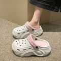 Chunky Platform Clogs Sandals Women 2024 Summer Soft Thick Bottom Beach Garden Shoes Woman Slide Non Slip Eva Wedge Slippers