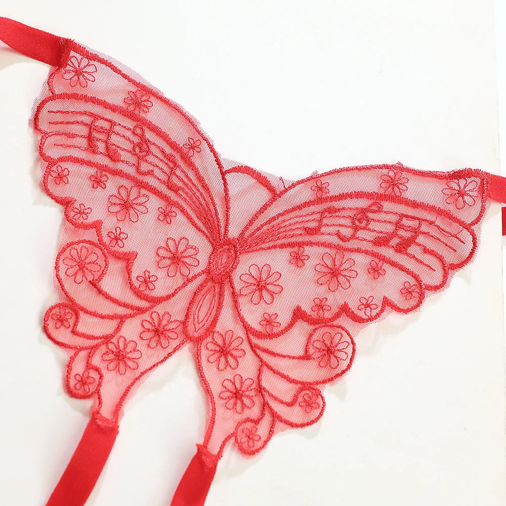 Sexy Female Panties Butterfly Thong Girl Embroidery Lingerie Transparent Ultra Thin Sexy Woman Underwear