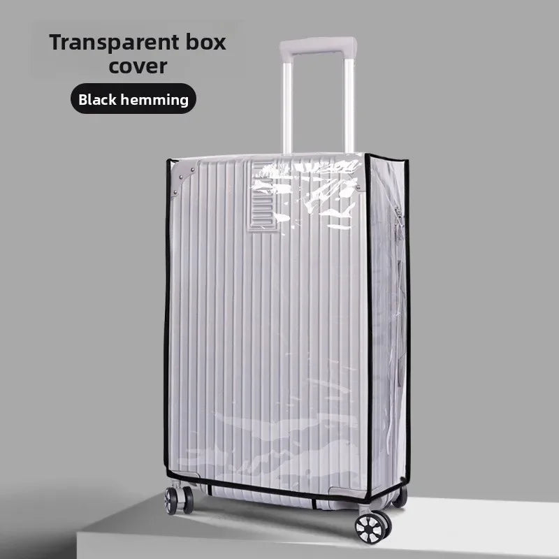 Full Transparent Luggage Protective Cover Waterproof PVC Suitcase Case Suit for 18-30 Inch Trolley Suitcase Dustproof Cover