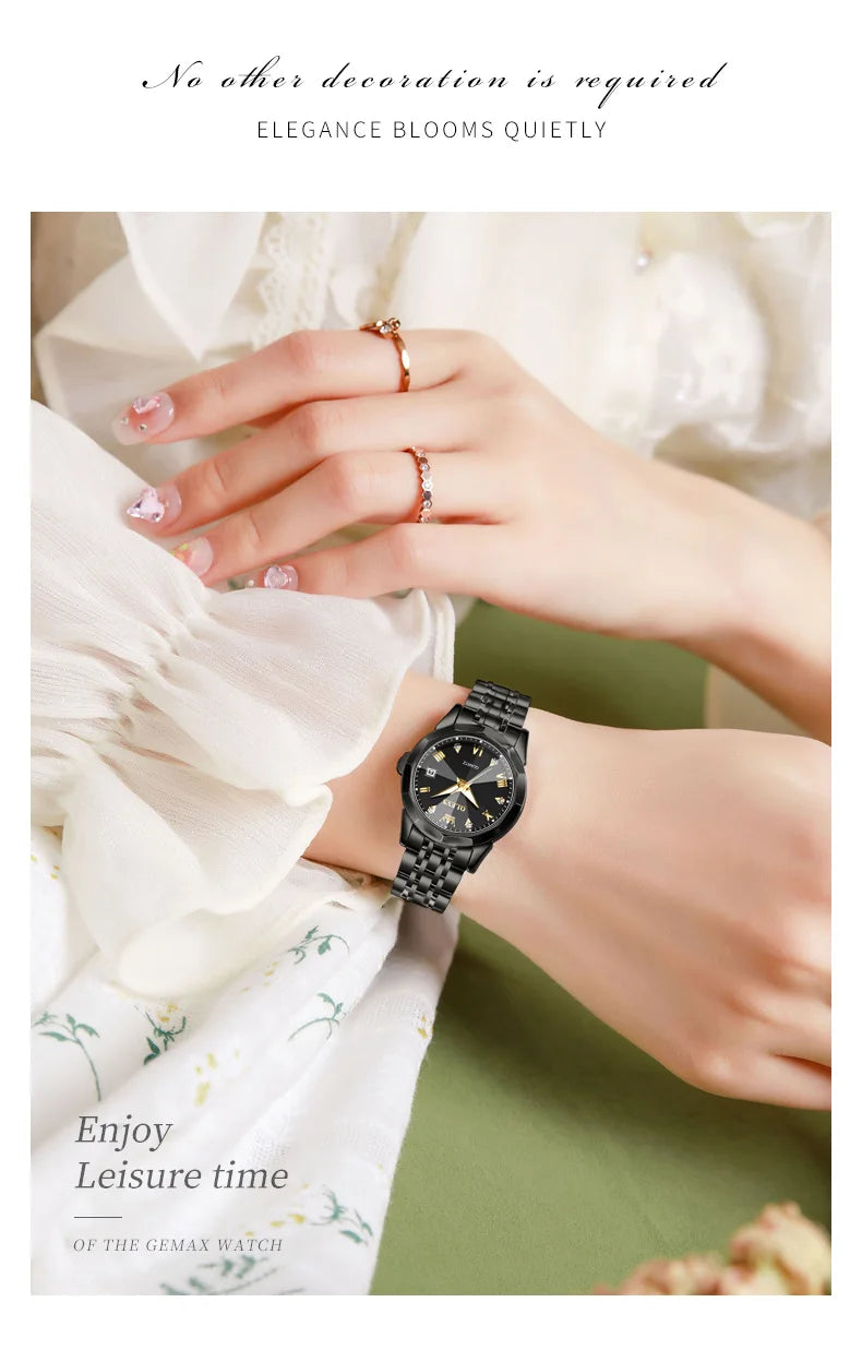 OLEVS 9931 Watch For Men Women Roman Scale Quartz Couple Watch Rhombus Mirror Auto Date Wristwatch Luxury Waterproof Hand Clock