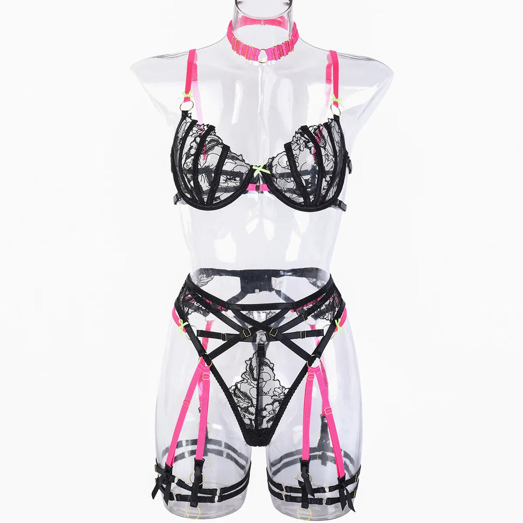 Panties and Bra Set Micro Threads Sexy Woman Lingerie Femme Sexys Women's Underwear Sets Sexy Lingere Womens Bodysuits Briefs