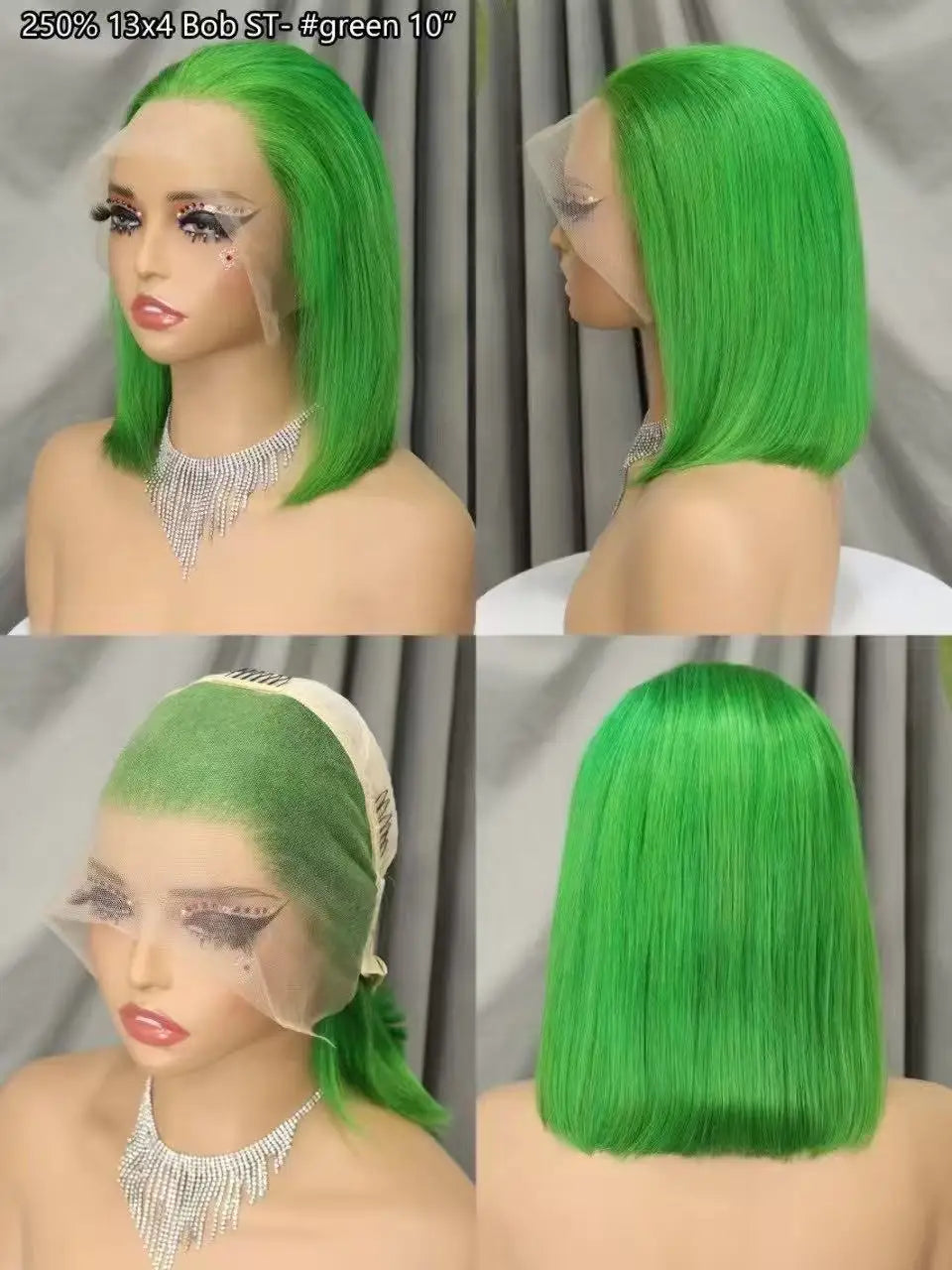 Pink Bob Wig Human Hair Wigs 250% 13x4 Transparent Lace Front Double Drawn Bone Straight Colored Bob Wigs for Black Women