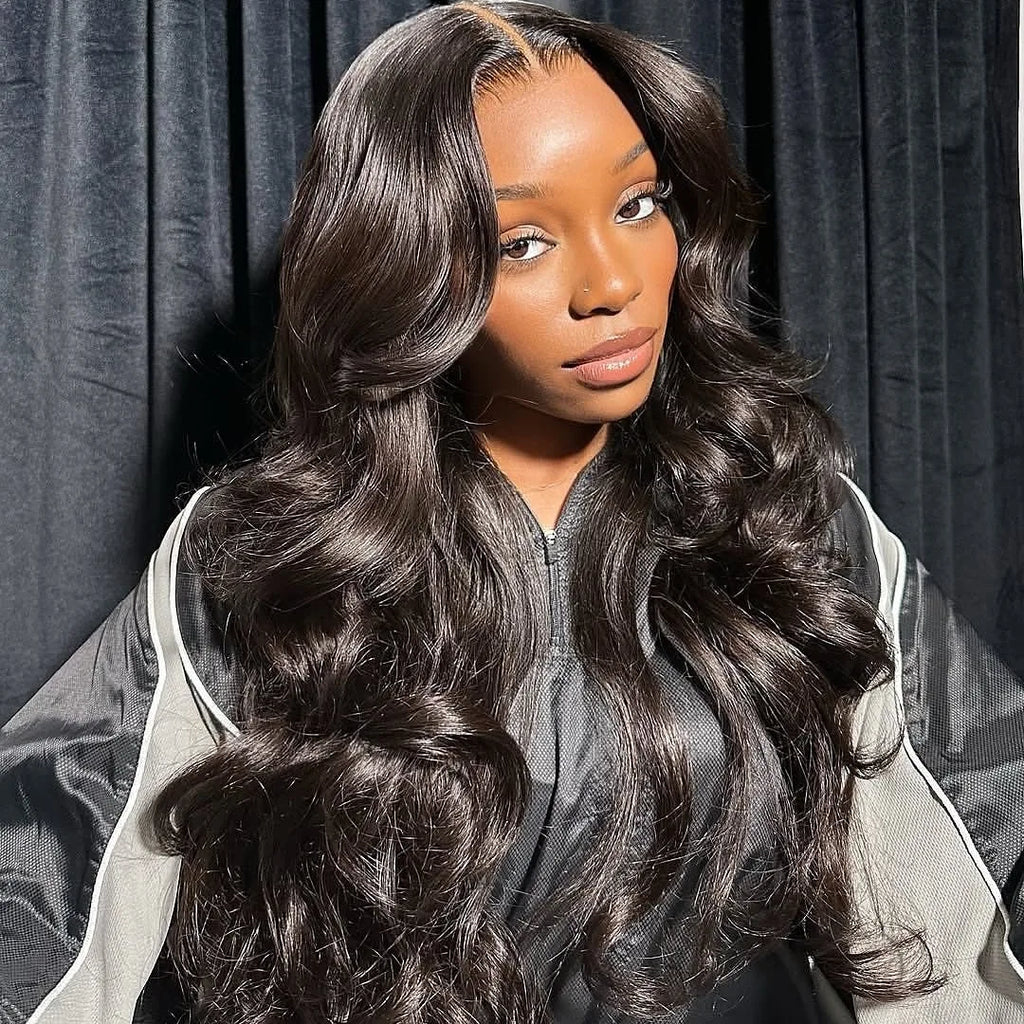 Reusable Knotless #27 Honey Blonde Highlight Crochet Bulk Human Hair For Boho Braids Body Wave Bundles Human Hair With Closure