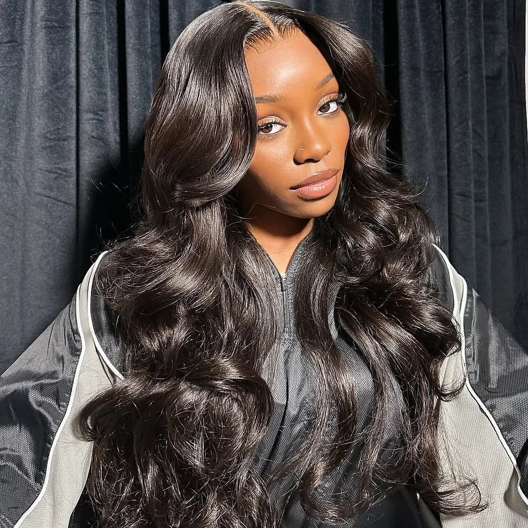 Reusable Knotless #27 Honey Blonde Highlight Crochet Bulk Human Hair For Boho Braids Body Wave Bundles Human Hair With Closure