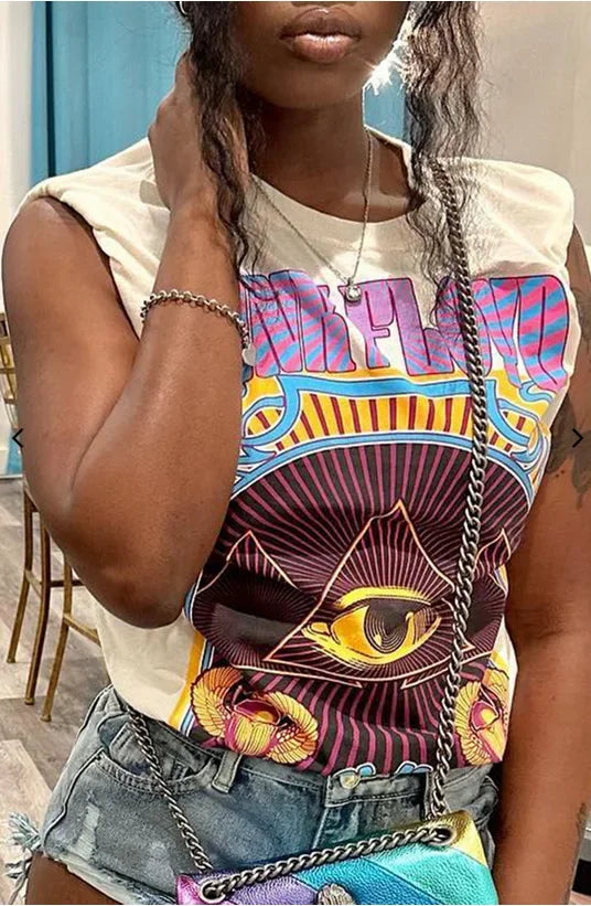 HLJ&GG Fashion Y2K Trend Streetwear Women Pattern Printing Round Neck Short Sleeve Slim Tshirts Summer New Hot Girl Hip Hop Tops