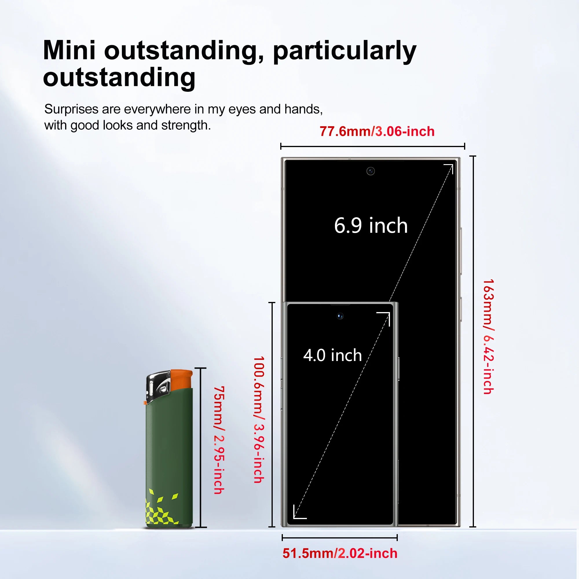 SERVO S27 Mini Smart Phone Android 10.0 WCDMA 3G Cellular Dual SIM 4.0" Display GPS 2000mAh 2+16GB Pocket Smartphones Play Store