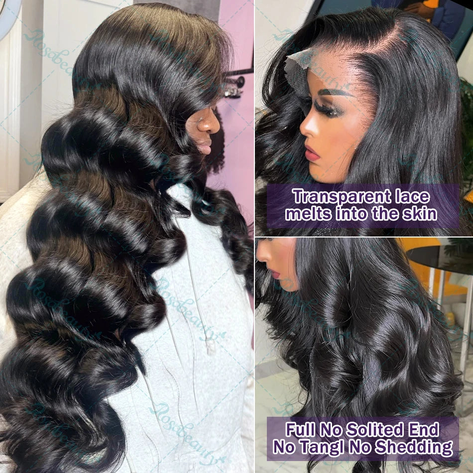 200% Transparent Body Wave Lace Front Brazilian 13x4 Curly Human Hair Wigs 13x6 Hd Lace Frontal Wig For Women 5x5 Closure Wig
